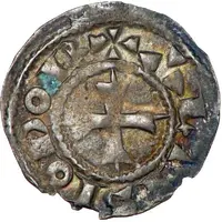 Denier anonymous ALTISIODOR with annulets