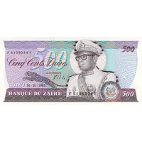 500 Zaïres