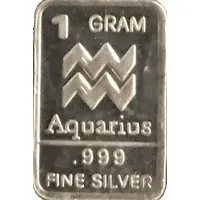 1 Gram Silver Aquarius