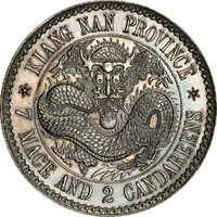 1 Yuan - Guangxu Pattern, circled dragon, silver