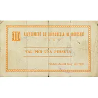 1 Peseta Cornudella de Montsant