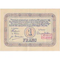 1 Franc - Nouvelle Union Verrière Lodelinsart