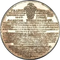 1 Thaler - Charles Ferdinand, Christian Moritz Eugen and Maximilian Frederick