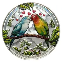 Bullion - Love Birds Proof Colored