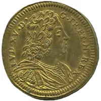 Jeton - Louis XV, Rechenpfennig par J.F. Weidinger