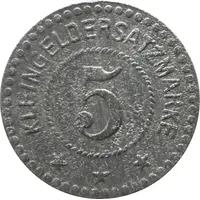 5 Pfennig - Hainitz Grützner and Faltis