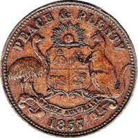 1/2 Penny - Hanks and Compy. Sydney, New South Wales