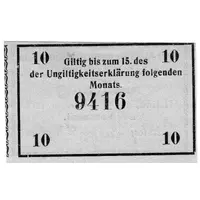 10 Pfennig Spar- und Darlehnskassenverein