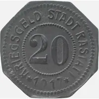 20 Pfennig - Rastatt