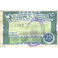 25 Céntimos Puebla de Don Fadrique