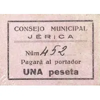 1 Peseta Jérica