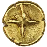 Gold 1/4 Stater Ringwood Cross