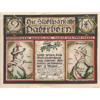 2 Mark Stadtsparkasse