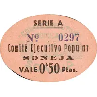 0.50 Pesetas Soneja
