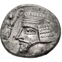 Drachm - Phraates V with Musa