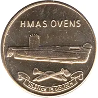 Medal - WA - Museum, HMAS Ovens Tourist Souvenir
