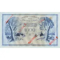 1000 Francs France Libre