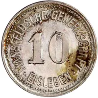 10 Pfennigs - Eisleben Mansfeldsche Gewerkschaft