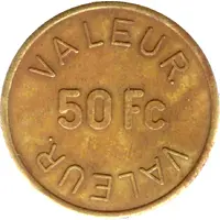 50 Francs - West. Congolese Corp Ltd.