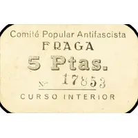 5 Pesetas Fraga