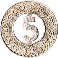 5 Cents - The China General Omnibus Co. Ltd. Shanghai