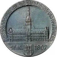 20th anniversary of the inauguration of the City Hall of Hamburg