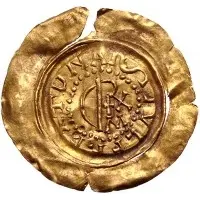 1 Tremissis - Aistulf / In the name of Uncertain Monogram