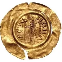 1 Tremissis - Aistulf / In the name of Uncertain Monogram