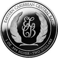 2 Dollars Coat of Arms, Colourized