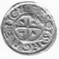 Denier - Egilbert de Moosburg et roi Conrad II