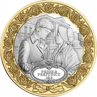 2 Pounds - Charles III Jane Austen - Pride & Prejudice