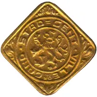 1 Frank - Albert I Ghent - German Occupation Coinage