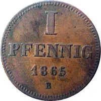 1 Pfennig - Ernest I