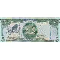 5 Dollars With black bars