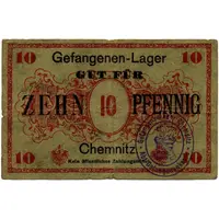 10 Pfennig Gefangenen-Lager