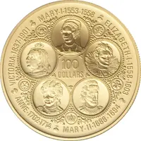 100 Dollars - Elizabeth II Sovereign Queens of England