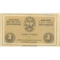 2 Pesetas Bigues
