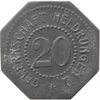 20 Pfennig - Heldrungen Gewerkschaft Heldrungen II