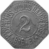 2 Pfennigs - Bremen Kaufhaus Julius Bamberger
