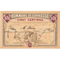 20 Centimes Commune de Cornesse