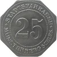25 Pfennig - Münsterberg