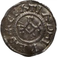 Denier - Charles II Verdun mint