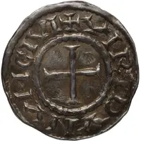 Denier - Charles II Verdun mint