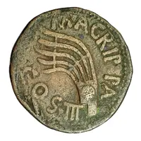 Sestertius - Augustus M AGRIPPA COS III