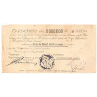 50 000 000 Mark Handelsgremium