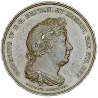Medal - George IV Royal Visit from England