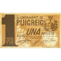 1 Peseta Puigreig