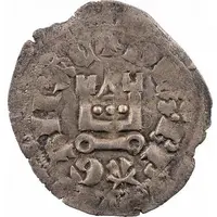 Groschen with embattled castle - Henry of Lancaster