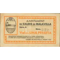 1 Peseta Caldes de Malavella
