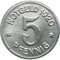 5 Pfennig - Löwenberg